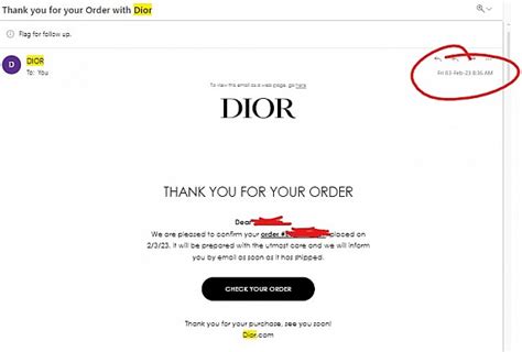 how to cancel dior order.